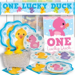*Rubber Ducky Girl Deluxe Party Pack for 16